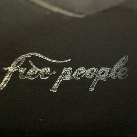 Free People * Bowers Celestial Embroidered Black Leather & Suede Ankle Boots - Picture 15 of 16